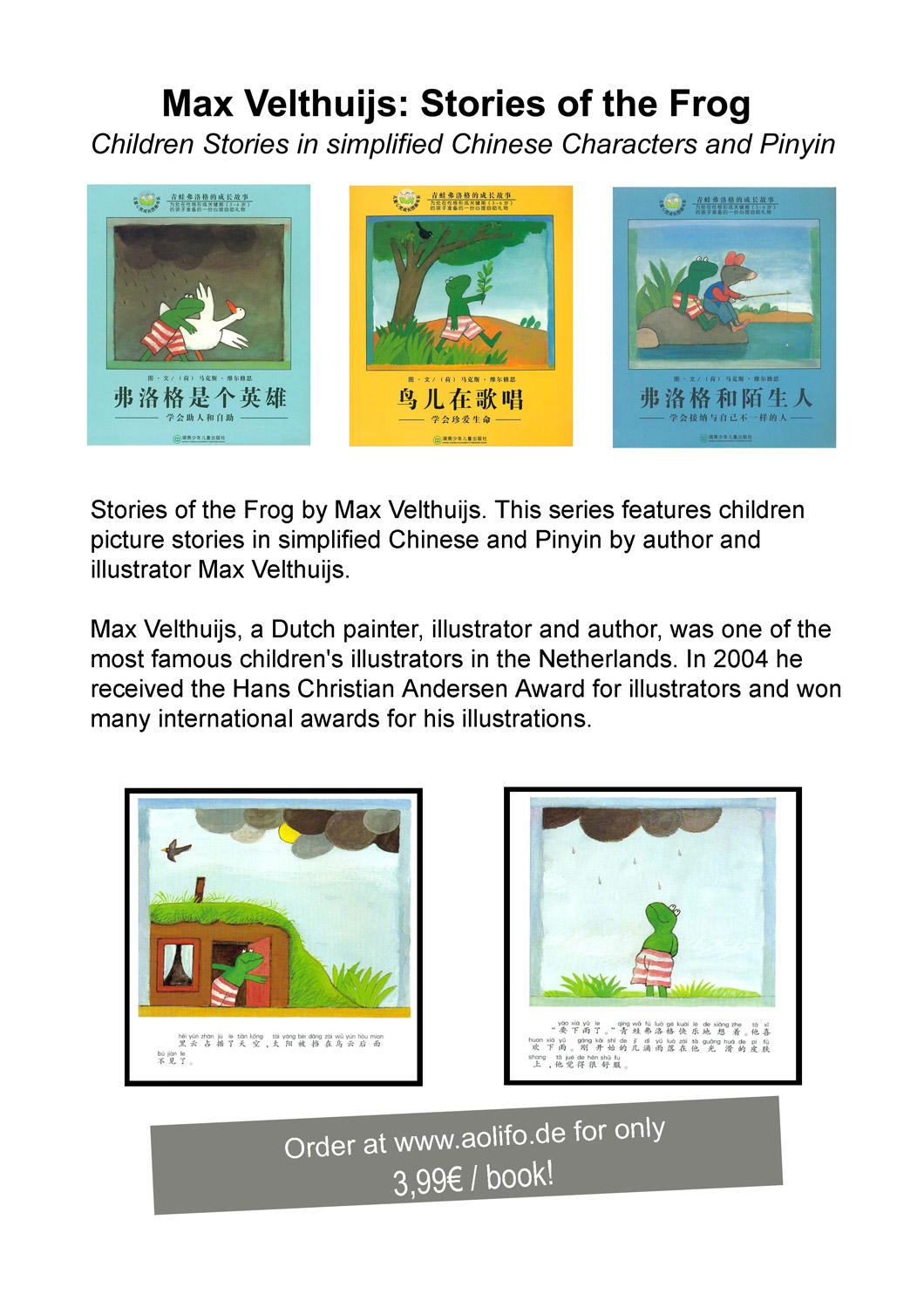 Max Velthuijs - Stories of the Frog Max Velthuijs - Stories of the Frog
