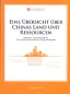 Preview: Eine Übersicht über Chinas Land und Resourcen [German Edition]. ISBN: 9787520001359