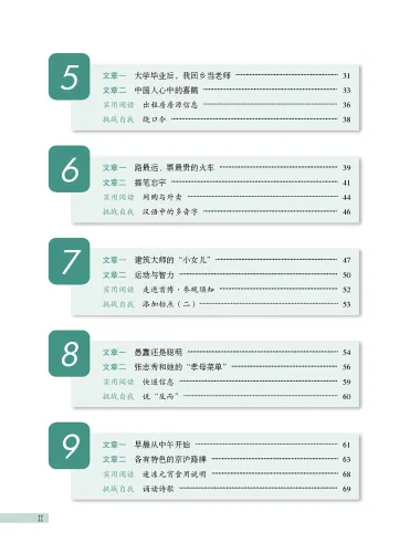 Developing Chinese [3rd Edition] Intermediate Reading Course II. ISBN: 9787561966068