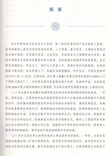World Internet Development Report 2024 [Chinesische Ausgabe]. ISBN: 9787100244077