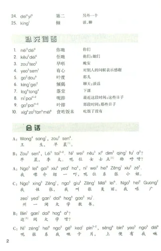 Cantonese Today [Xinbian Jinri Yueyu] Band 1. ISBN: 9787561915097