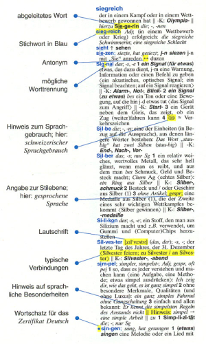 Langenscheidt Taschenwörterbuch Deutsch als Fremdsprache [einsprachig Deutsch - großformatiger Sonderdruck]. ISBN: 978-7-5327-5842-5, 9787532758425