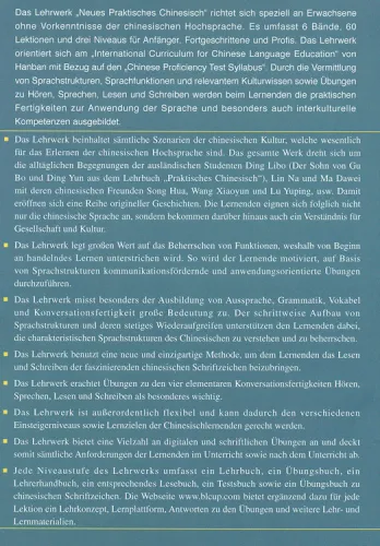 Neues Praktisches Chinesisch - Übungsbuch 1 - Deutsche Anmerkungen [3. Auflage]. ISBN: 9787561950852