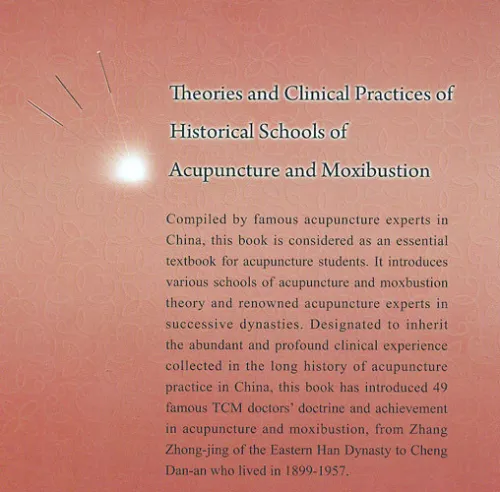 Theories and Clinical Practices of Historical School of Acupuncture and Moxibustion [English Edition]. ISBN: 9787117241175