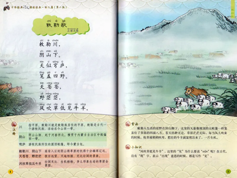 Lesebuch der klassischen chinesischen Gedichte für Kinder [2. Auflage] [Chinesische Ausgabe] [+MP3-CD]. ISBN: 9787301256473