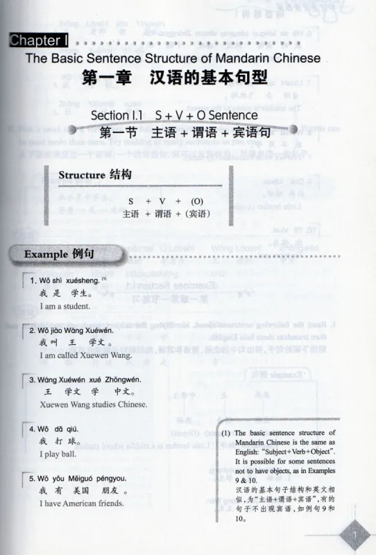 Structures of Mandarin Chinese for Speakers of English 1 [Chinesisch-Englisch]. ISBN: 9787301179710