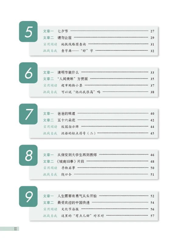 Developing Chinese [3rd Edition] Intermediate Reading Course I. ISBN: 9787561965948