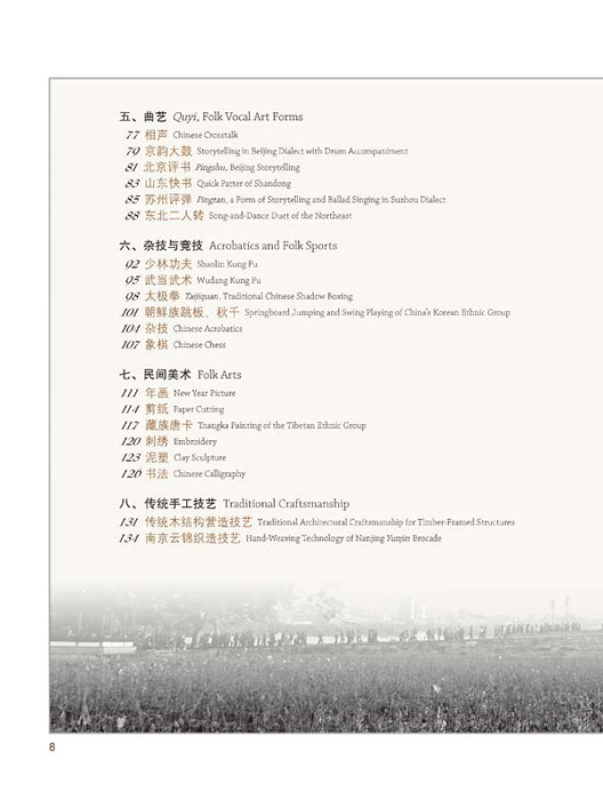 China’s Intangible Cultural Heritage [10 DVD + Buch]. ISBN: 9787561929315