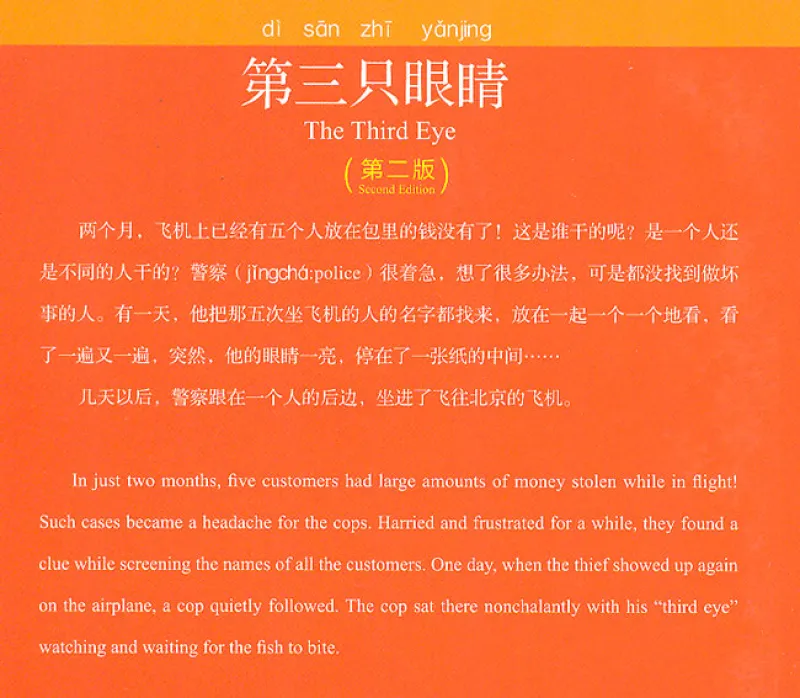 Chinese Breeze - Graded Reader Series Level 3 [750 Word Level]: The Third Eye [2nd Edition]. ISBN: 9787301242889