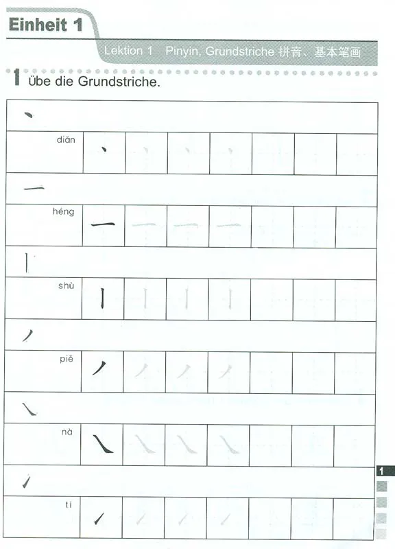 Erste Schritte in Chinesisch Arbeitsbuch 1 [German Language Edition]. ISBN: 7-5619-2194-2, 7561921942, 978-7-5619-2194-4, 9787561921944