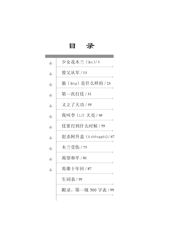 Graded Readers for Chinese Language Learners [Folktales]: Hua Mulan. ISBN: 9787561940259
