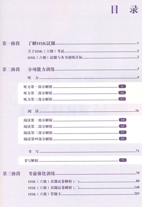 HSK Analyse - Stufe 6 - Chinesische Ausgabe. ISBN: 9787040443509