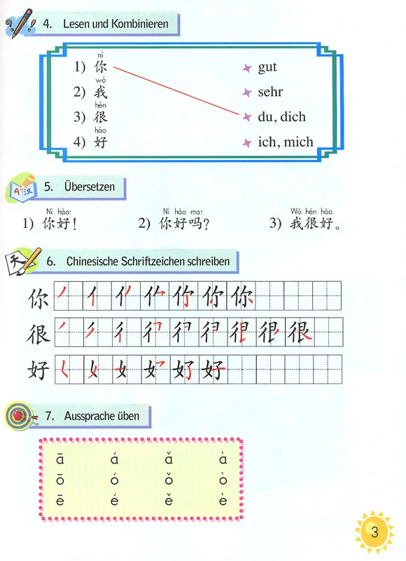 Kuaile Hanyu - Lehrbuch 1 für Anfänger [Chinesisch-Deutsch]. ISBN: 7-107-21998-7, 7107219987, 978-7-107-21998-6, 9787107219986