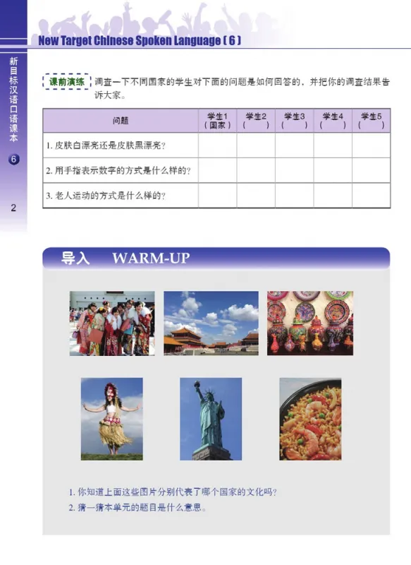 New Target Chinese Spoken Language 6 [+MP3-CD]. ISBN: 9787561944400